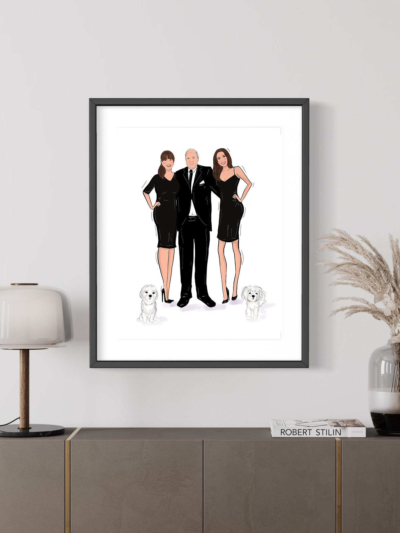 Custom Portrait Art by Nina Maric - Personalized Gifts (Basic Package)