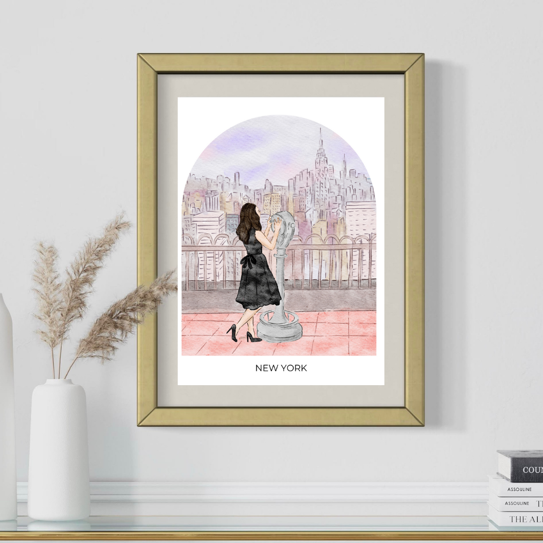 Travel art print gift idea by Nina Maric