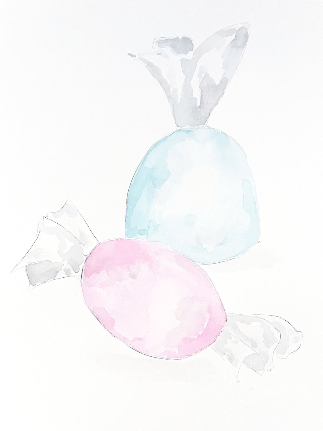 Watercolor Wednesday - Les Bonbons