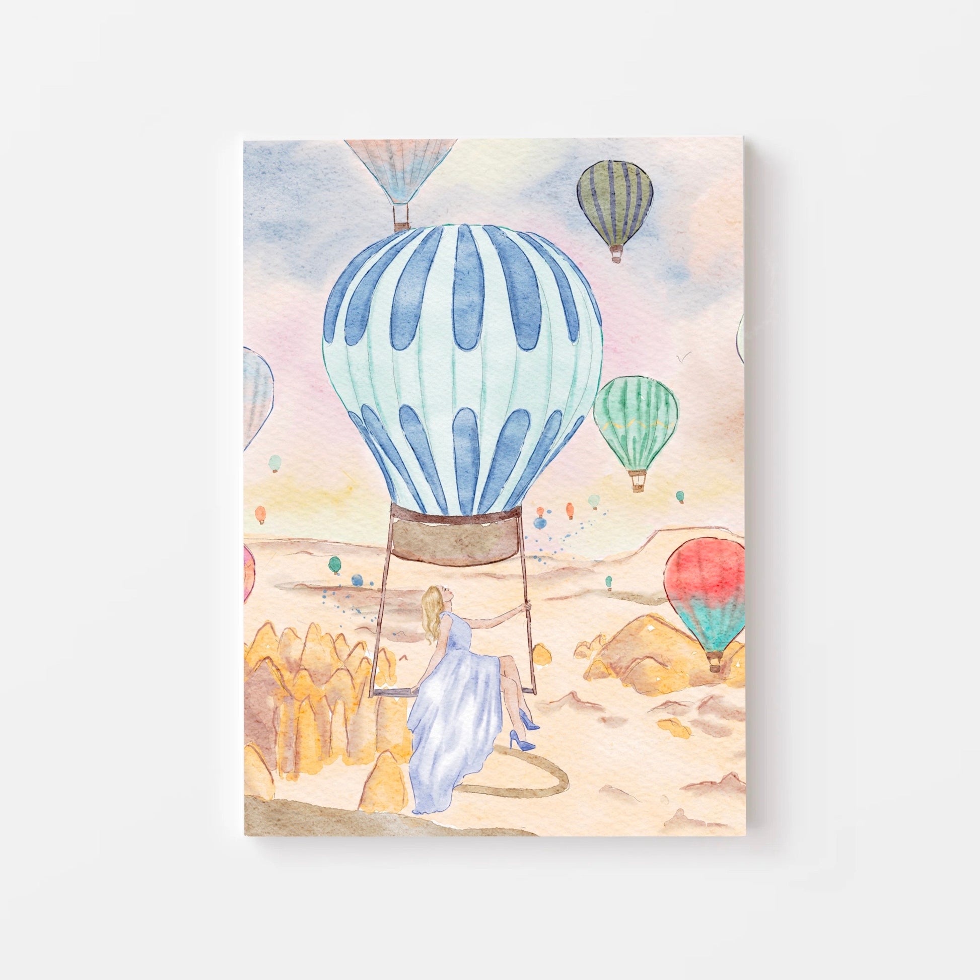 Air Balloon modern art by Nina Maric