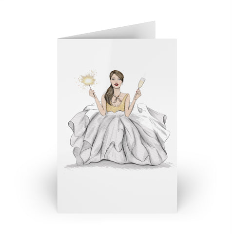 Sparkling Celebration Greeting Card (5x7 folded)