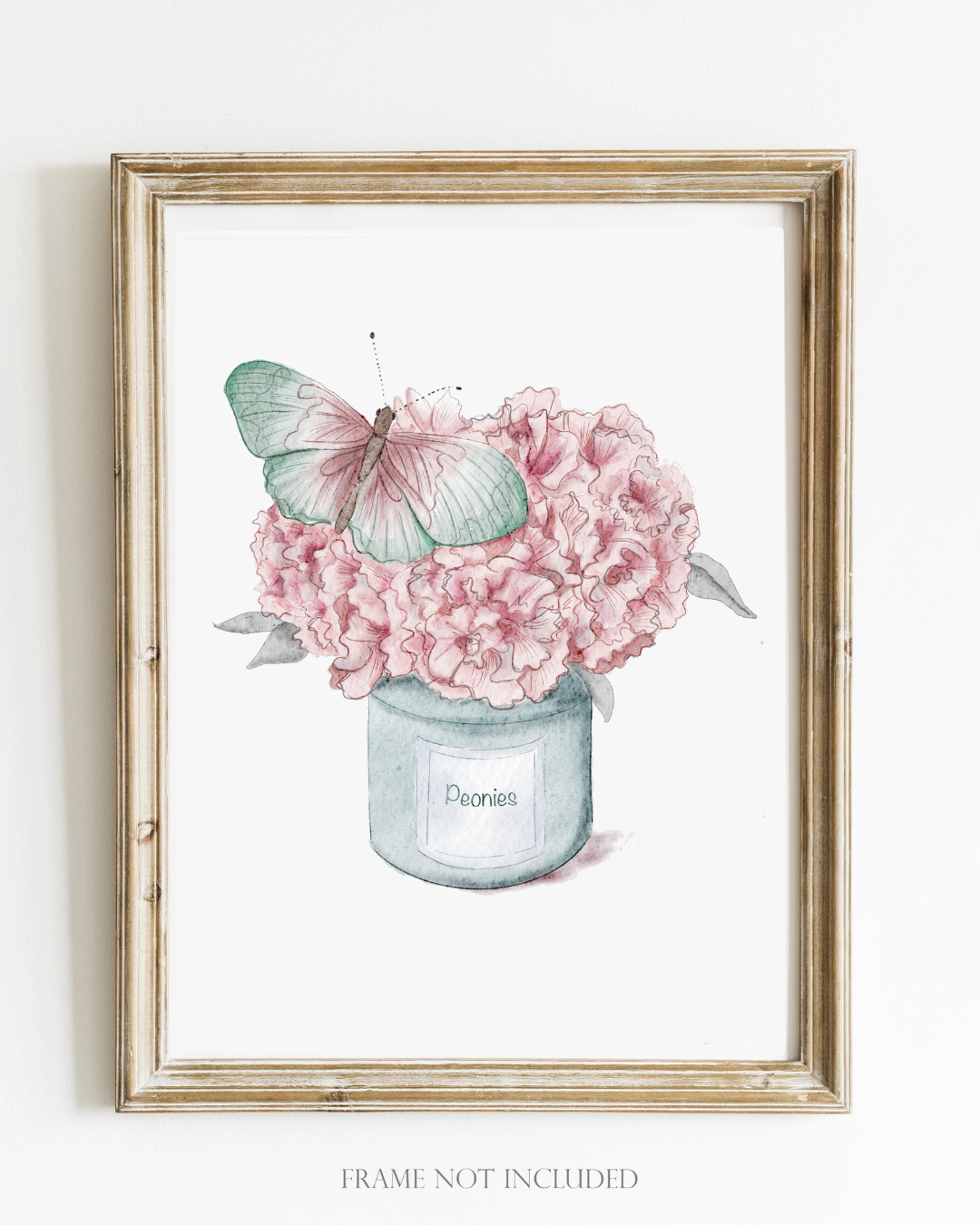 Peony Wall Art - Watercolor Home Decor