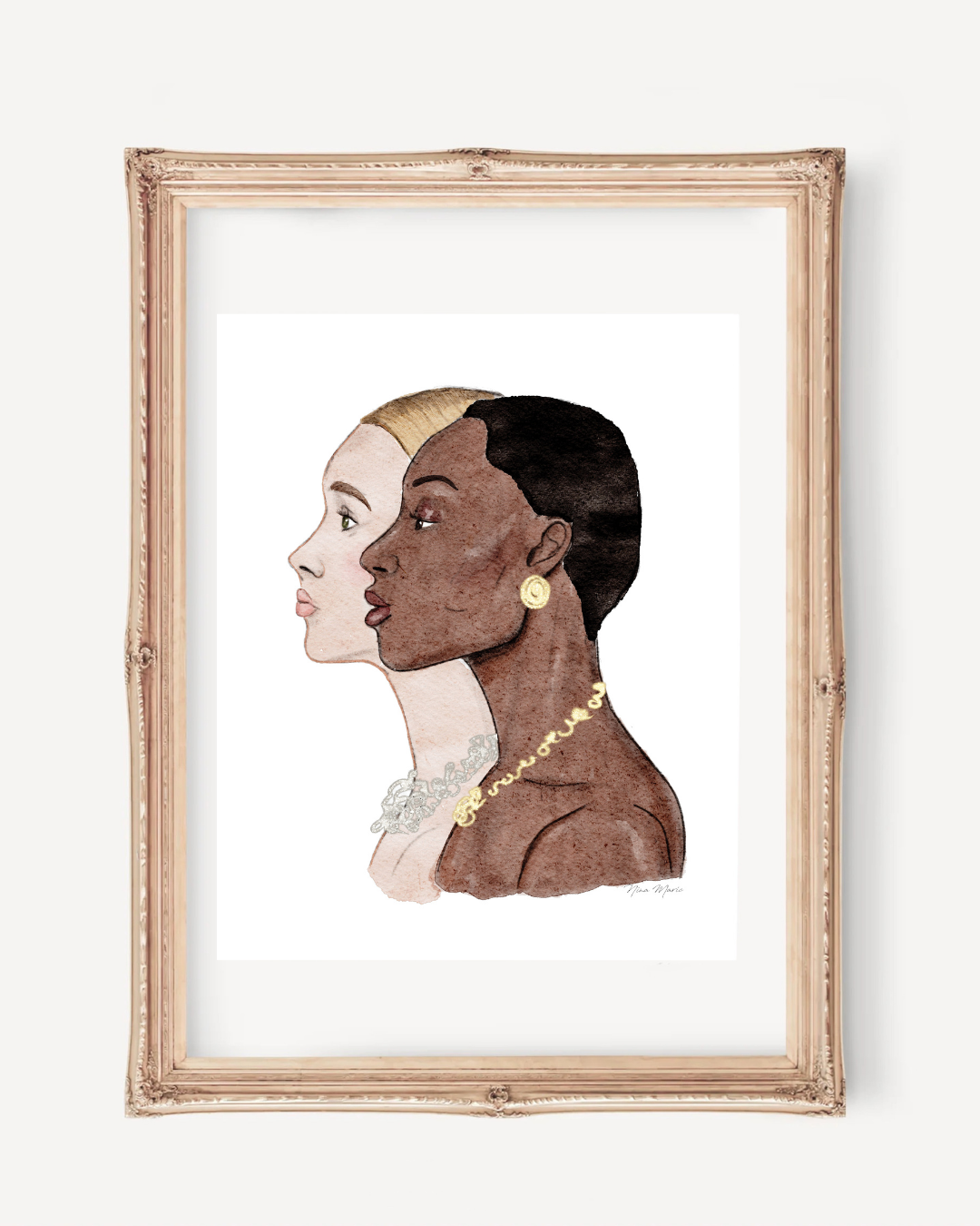 Modern Art Print - Duality Unveiled