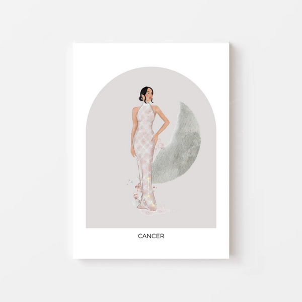 Cancer art print - dome background