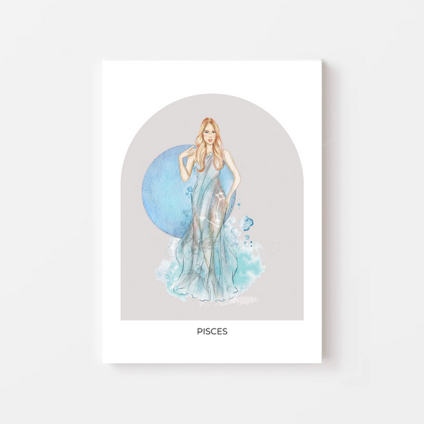 Pisces art print - dome background