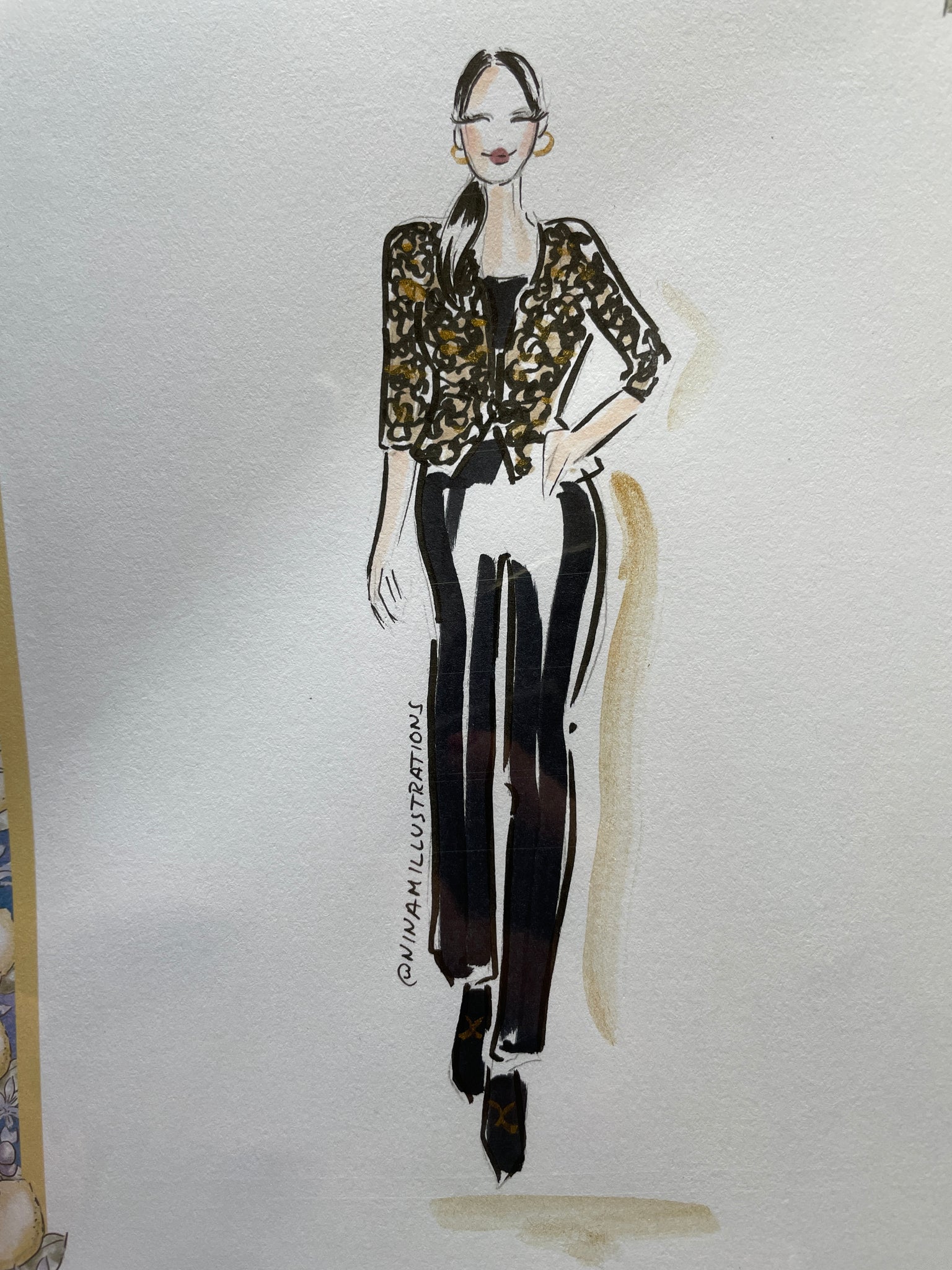 Quick sketch fashion illustrations