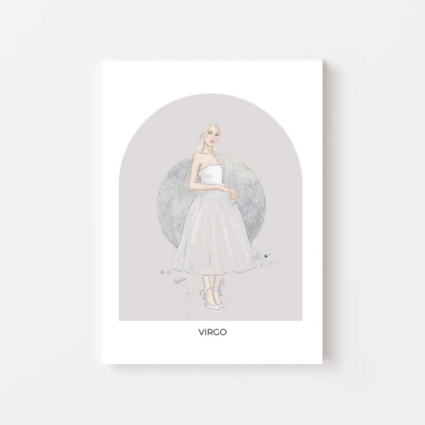 Virgo art print - dome background