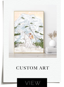 Custom art is the perfect gift for those who have everything. Capturing the beauty of her subjects, Nina Maric creates breathtaking comissions for all occasions. Whether you're looking for a birthday gift or an elegant wedding memento, Nina Maric art is the best. 