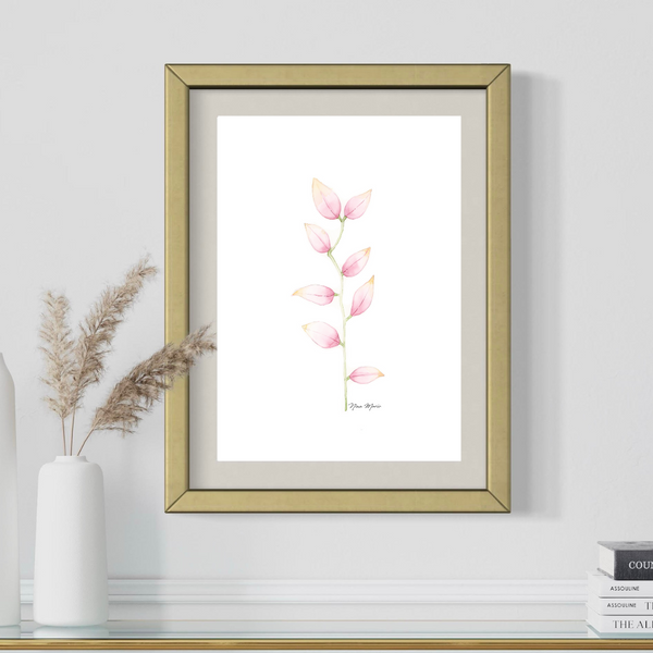 Watercolor botanical art prints by Nina Maric Illustrations