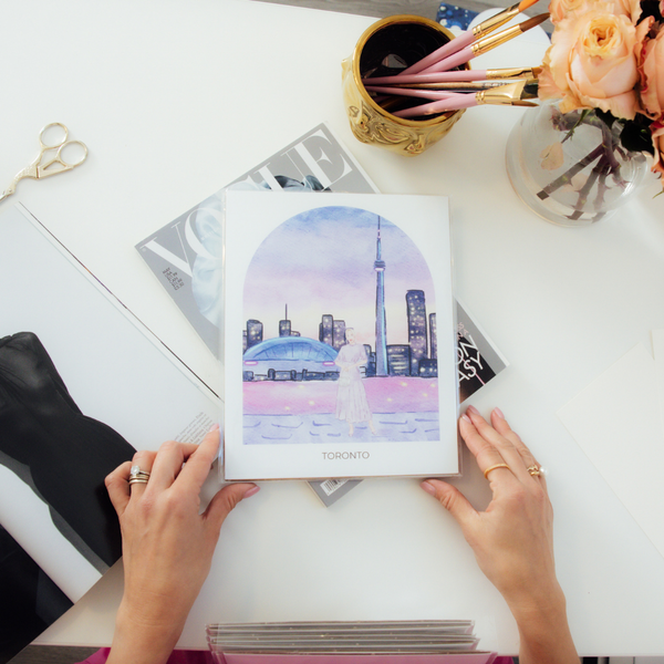 Watercolor art prints for stylish decor by Nina maric