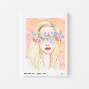 Modern watercolor art prints for home by Nina Maric