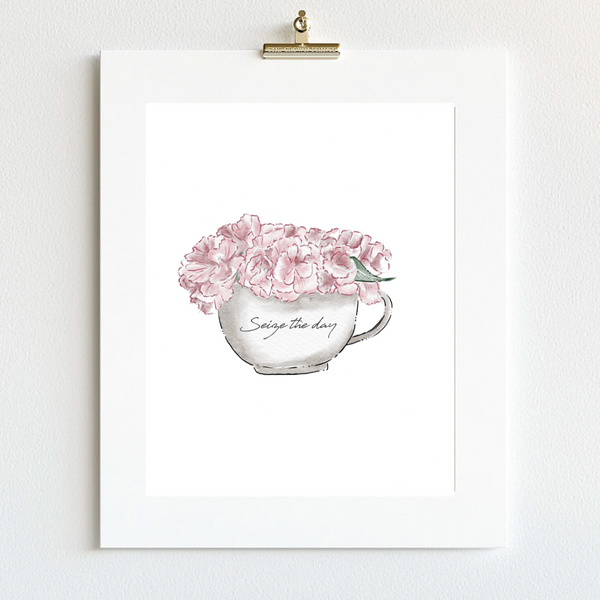 Flower home decor print by Nina Maric