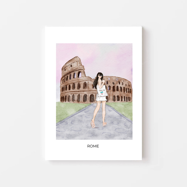 Travel artwork Nina Maric Rome Print