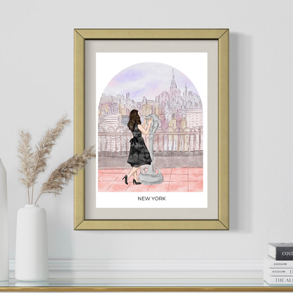Travel art print gift idea by Nina Maric