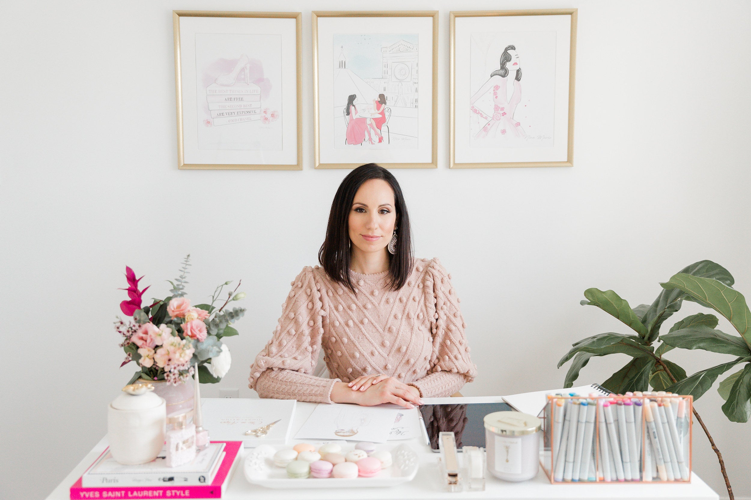 Nina Maric, Fashion Illustrator based in Halifax, Nova Scotia