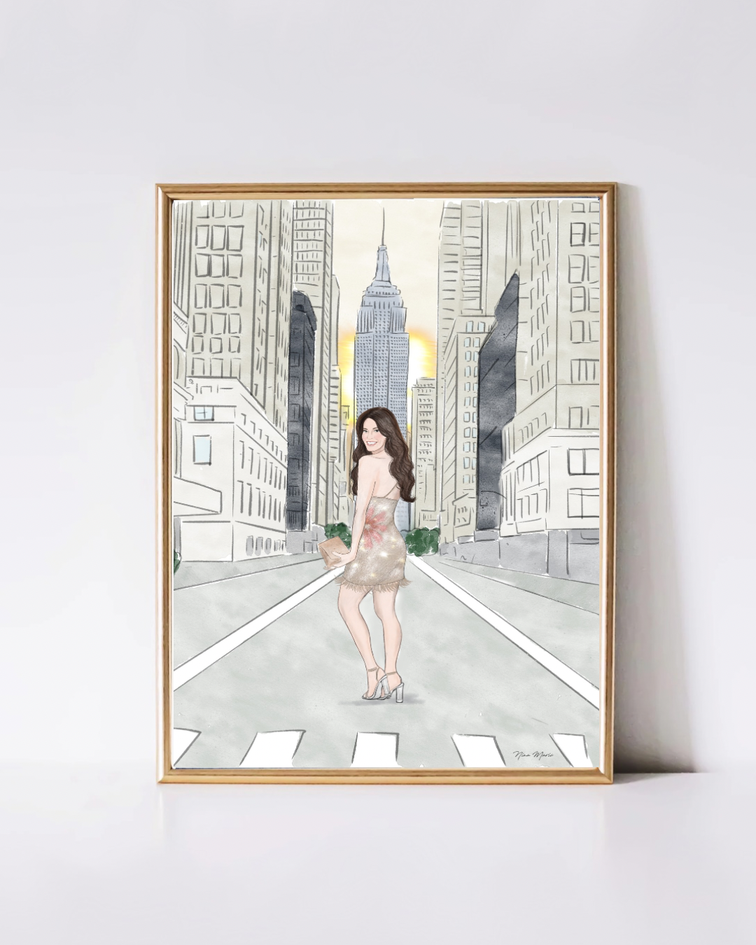 Custom Portrait Art by Nina Maric - Personalized Gifts (Basic Package)