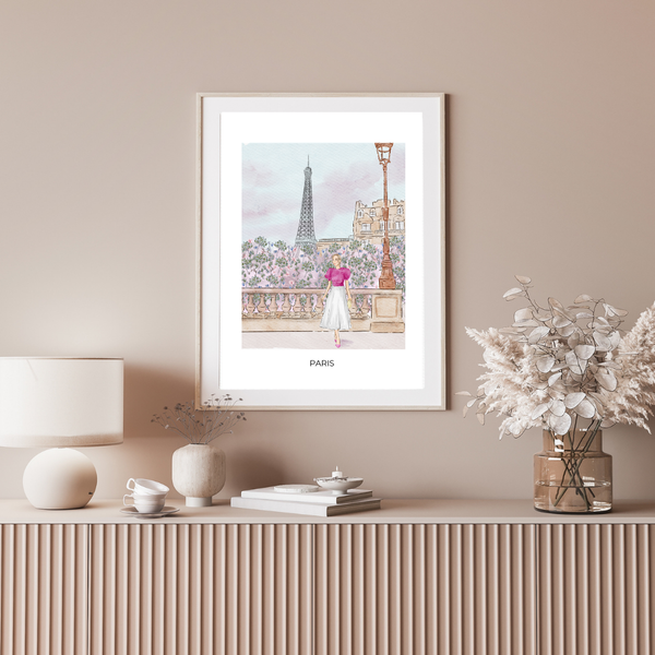 Parisian home decor wall art by Nina Maric