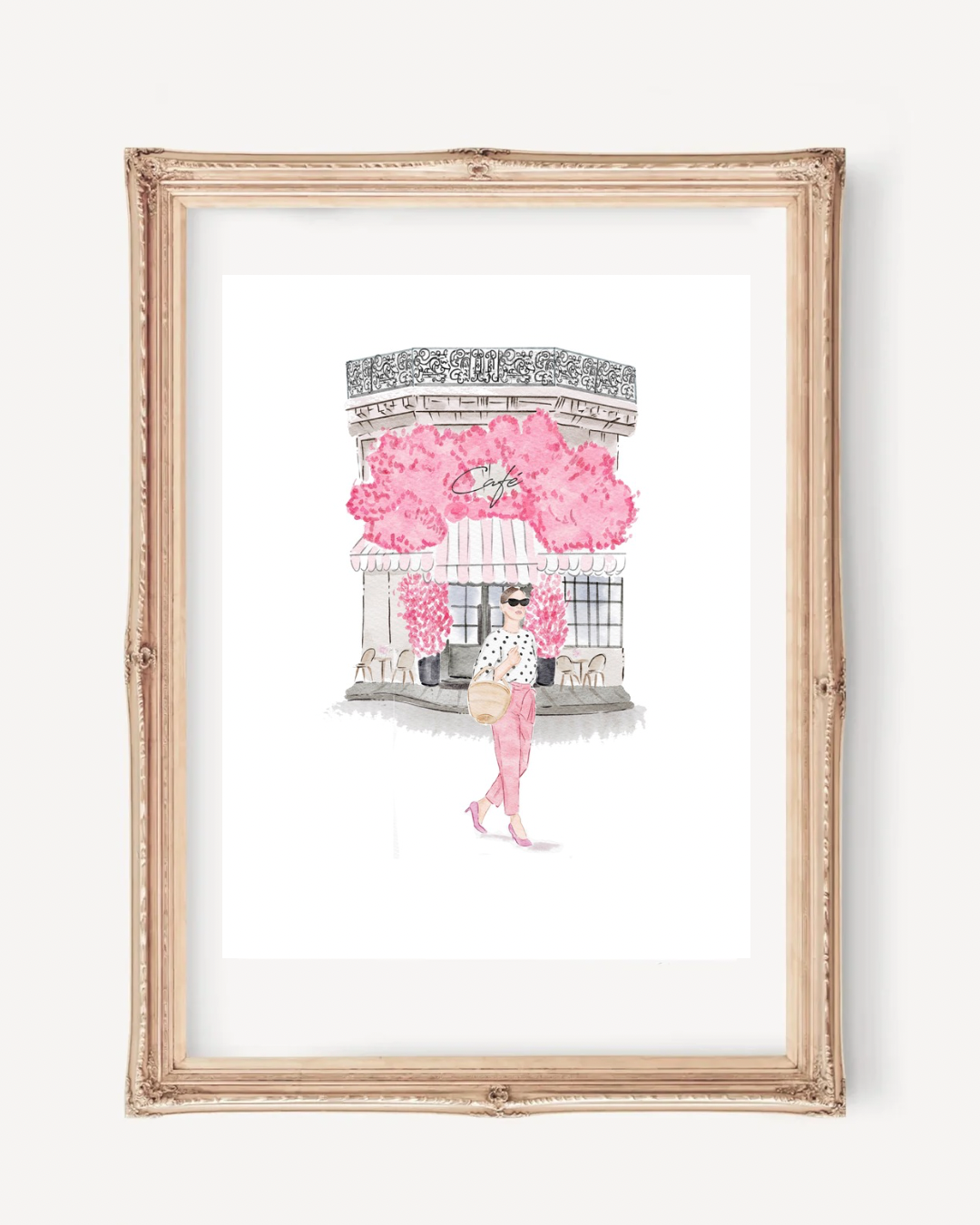 Paris Cafe Art Print
