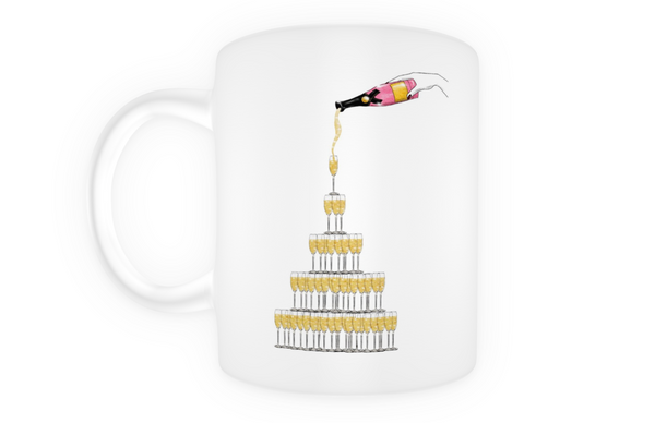 Moet Champagne Tower - fashion mug