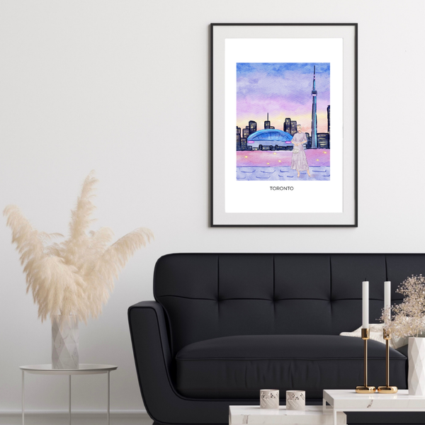 Living room art decor by Nina Maric Toronto inspired