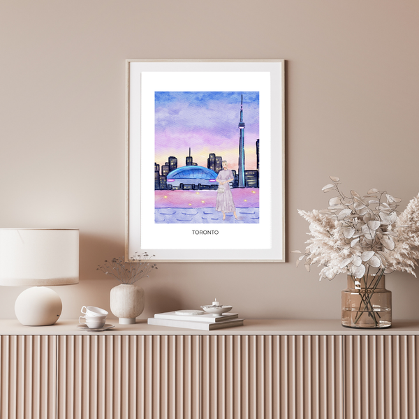 Elegant home decor gift idea Toronto art print by Nina Maric