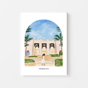 Destination tropical wall art prints by Nina Maric Illustrations