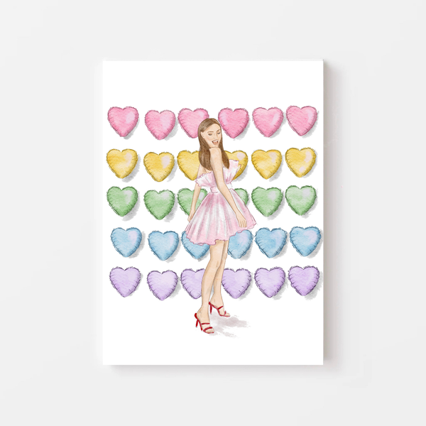 Valentine's Day Decoration Idea Fashion Print by Nina Maric