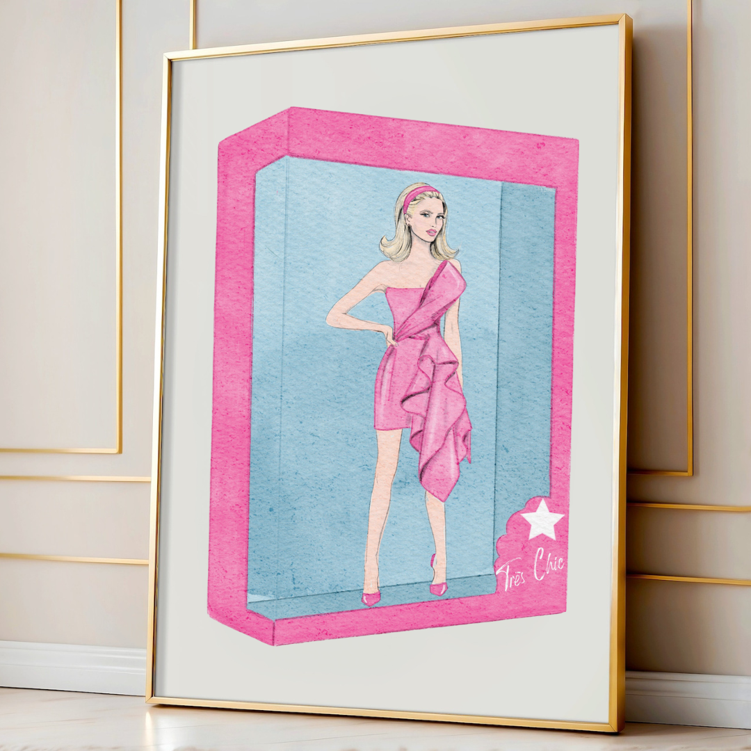 Barbie drawing painting cheap