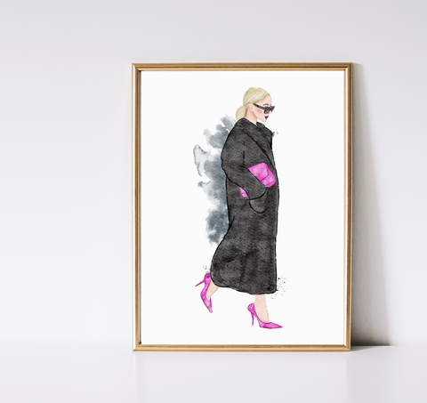 Nina Maric fashion art print