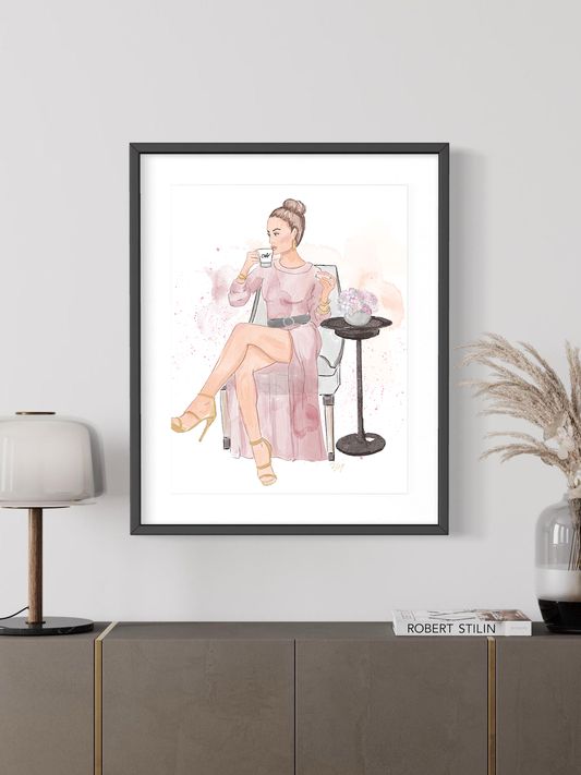coffee art prints by Nina Maric Illustrations