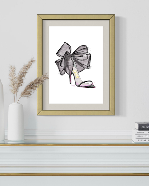 nina maric fashion illustration heels art