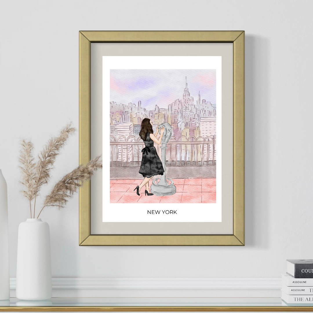 New York art prints by Nina Maric illustrations