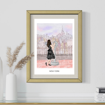 New York art prints by Nina Maric illustrations