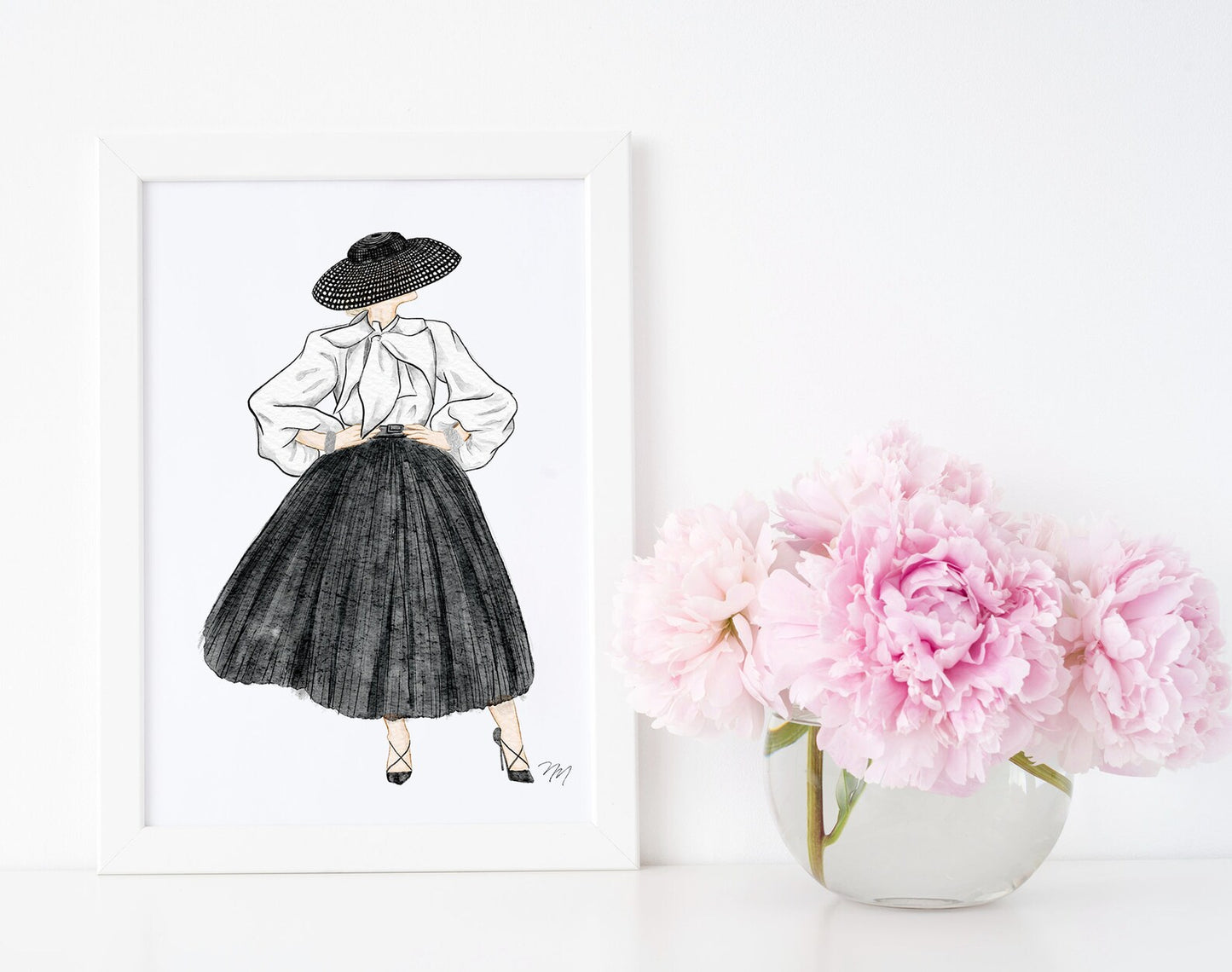 Fashion illustration art by Nina Maric