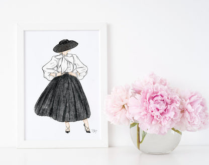 Fashion illustration art by Nina Maric