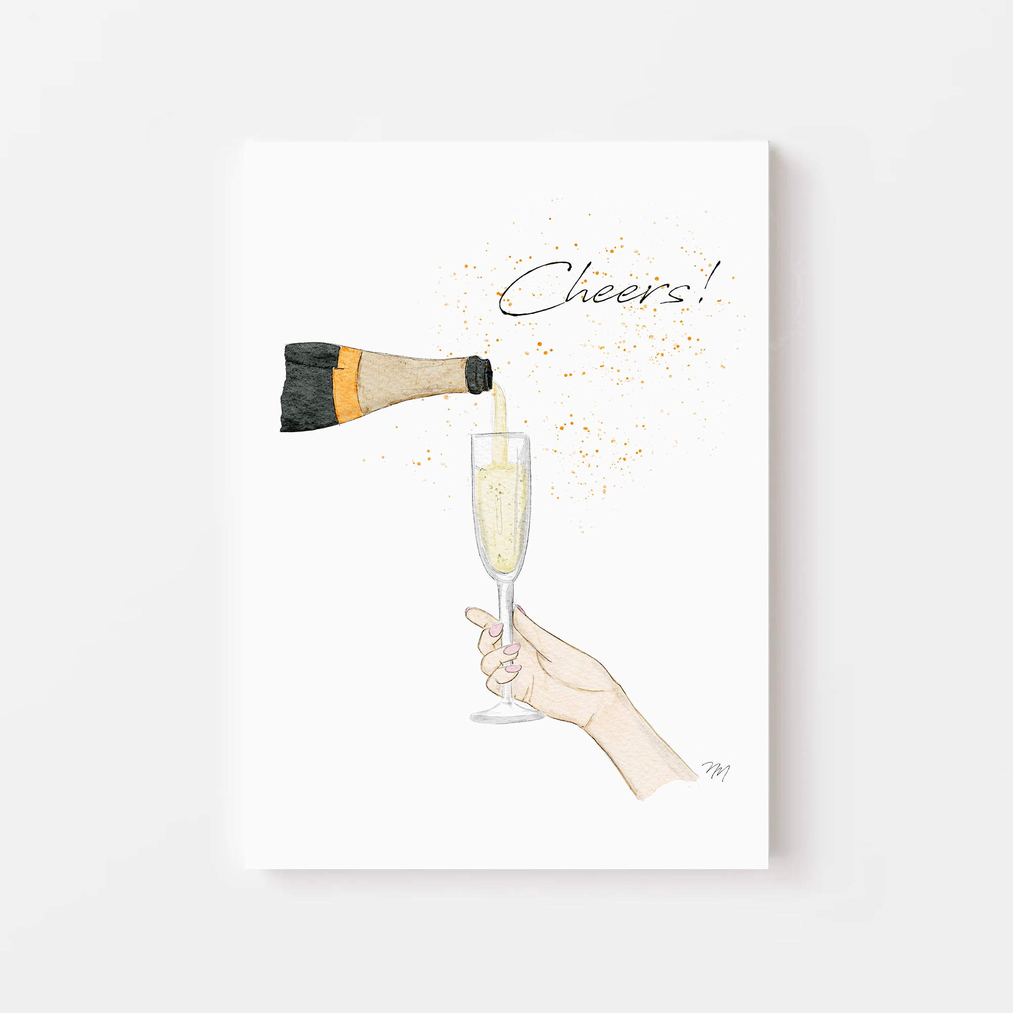Champagne Dreams Art Print